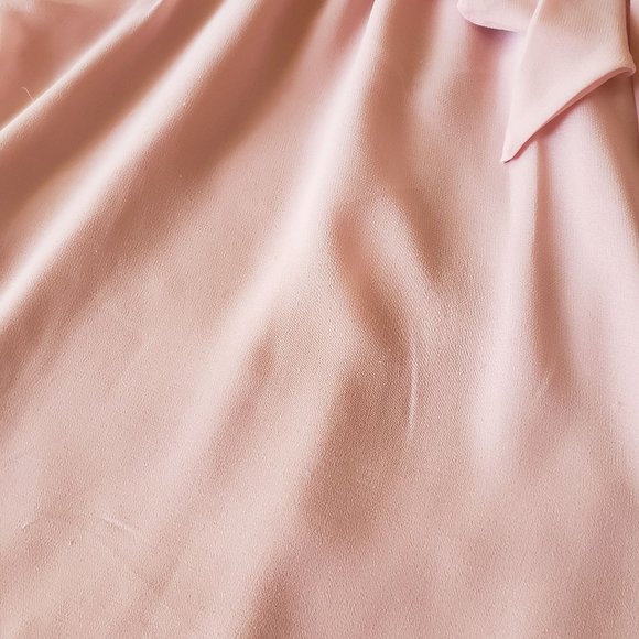 NY&C Blush Bow Halter Blouse - Picture 3 of 6